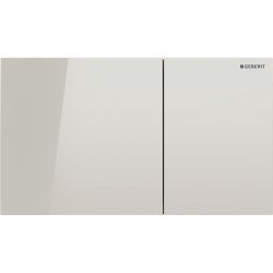 Geberit Sigma 70 Drückerplatte, 2-Mengen-Spülung Square Breite 25cm, Glas Sandgrau... GEBERIT-115622JL1 4025410762313 (Abb. 1)
