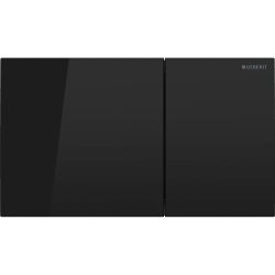 Geberit Sigma 70 Drückerplatte, 2-Mengen-Spülung Square Breite 25cm, Glas, Schwarz... GEBERIT-115622SJ1 4025410762092 (Abb. 1)