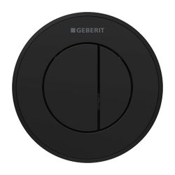 Geberit Typ 10 Fernbetätigung pneumatisch, 2-Mengen-Spülung, Unterputz-Drücker/Schwa... GEBERIT-116055DW1 4025410741110 (Abb. 1)