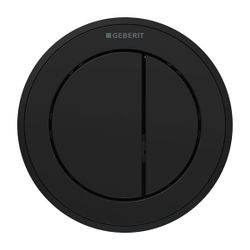Geberit Typ 10 Fernbetätigung pneumatisch, 2-Mengen-Spülung, Möbeldrücker, Schwarz/M... GEBERIT-116057DW1 4025410740571 (Abb. 1)