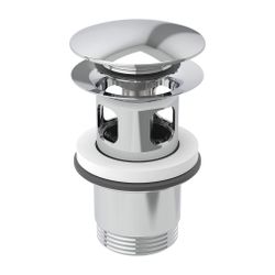 Geberit Ablaufventil mit Druckbetätigung, Hochglanz verchromt... GEBERIT-152076211 4025410698629 (Abb. 1)