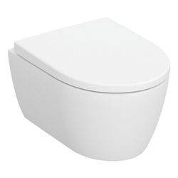 Geberit iCon Set Wand-WC Tiefspüler verkürzte Ausladung geschlossenes Keramikdesign ... GEBERIT-502381JT1 4025410071811 (Abb. 1)