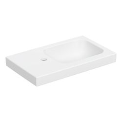 Geberit iCon Light Handwaschbecken mit Ablagefläche 53x13x31cm Weiß matt Hahnloch li... GEBERIT-501833JT1 4025410071798 (Abb. 1)