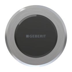 Geberit WC-Steuerung elektronisch Netz, 2-M, mit Typ 10 IR-Taster Rosette, Edelstahl... GEBERIT-115956SN6 4025410602640 (Abb. 1)