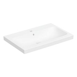 Geberit iCon Light Aufsatzwaschtisch, Breite 75cm, Tiefe 48cm, Hahnloch mittig, Über... GEBERIT-501848JT1 4025410652201 (Abb. 1)