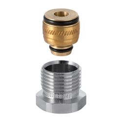 Geberit Mepla Anschlussverschraubung mit Außengewinde CW617N, d 16mm, G 1/2″... GEBERIT-641515001 4025416155867 (Abb. 1)