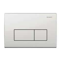 Geberit Kappa 50 Drückerplatte, 2-Mengen-Spülung, Weiß... GEBERIT-115260111 4025416752158 (Abb. 1)