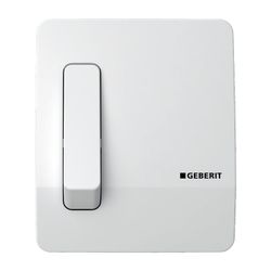 Geberit Urinalsteuerung mit pneumatischer Spülauslösung, Highline Drückerplatte, Alp... GEBERIT-115558111 4025416006046 (Abb. 1)