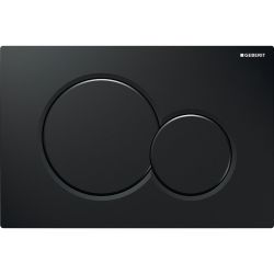 Geberit Sigma 01 Drückerplatte, 2-Mengen-Spülung, Schwarz... GEBERIT-115770DW5 4025410035226 (Abb. 1)