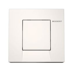 Geberit Bolero Drückerplatte für Urinalsteuerung mit pneumatischer Spülauslösung, Al... GEBERIT-241912111 4025416940906 (Abb. 1)