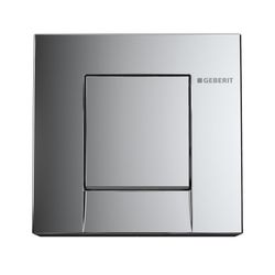 Geberit Bolero Drückerplatte für Urinalsteuerung mit pneumatischer Spülauslösung, Ho... GEBERIT-241912211 4025416940913 (Abb. 1)