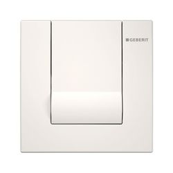 Geberit Tango Drückerplatte für Urinalsteuerung mit pneumatischer Spülauslösung, Alp... GEBERIT-241914111 4025416940944 (Abb. 1)