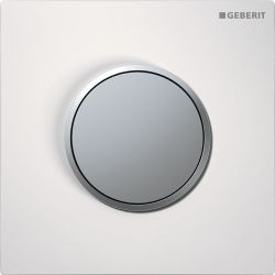 Geberit Typ 10 Drückerplatte für Urinalsteuerung mit pneumatischer Spülauslösung, Ro... GEBERIT-241915KL1 4025416941002 (Abb. 1)