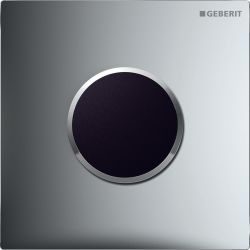 Geberit Typ 10 Abdeckplatte Mattverchromt, Hochglanz verchromt... GEBERIT-241925KN1 4025416941231 (Abb. 1)