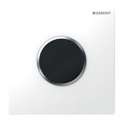 Geberit Typ 10 Abdeckplatte Urinalsteuerung mit elektronischer Spülauslösung, Batter... GEBERIT-116035KL1 4025416940777 (Abb. 1)