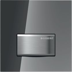 Geberit Typ 50 Drückerplatte Urinalsteuerung mit pneumatischer Spülauslösung, Rauchg... GEBERIT-116016SD5 4025416195450 (Abb. 1)