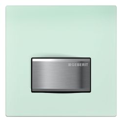 Geberit Typ 50 Drückerplatte für Urinalsteuerung mit pneumatischer Spülauslösung, Sq... GEBERIT-241916SE1 4025416941088 (Abb. 1)