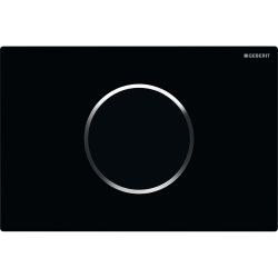 Geberit Sigma 10 WC-Steuerung elektronisch Netz, 2-Mengen-Auslösung, Schwarz, Hochgl... GEBERIT-115907KM6 4025410532008 (Abb. 1)