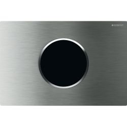 Geberit Sigma 10 WC-Steuerung elektronisch Netz, 2-Mengen-Auslösung, Edelstahl gebür... GEBERIT-115907SN6 4025410531162 (Abb. 1)