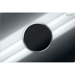 Geberit Sigma 10 WC-Steuerung elektronisch Batterie, 2-Mengen, Hochglanz verchromt, ... GEBERIT-115908KH6 4025410531179 (Abb. 1)