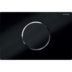 Geberit Sigma 10 WC-Steuerung elektronisch Batterie, 2-Mengen-Ausl., Schwarz, Hochgl... GEBERIT-115908KM6 4025410532060 (Abb. 1)