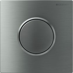 Geberit Typ 10 Drückerplatte Urinalsteuerung mit pneumatischer Spülauslösung, gebürs... GEBERIT-116015SN1 4025416848837 (Abb. 1)