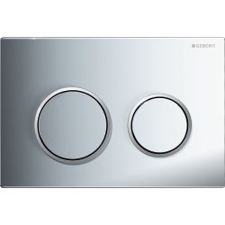 Geberit Omega 20 Drückerplatte, 2-Mengen-Spülung Hochglanz verchromt, Mattverchromt... GEBERIT-115085KH1 4025416310648 (Abb. 1)