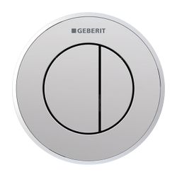 Geberit Typ 10 Fernbetätigung pneumatisch, 2-Mengen-Spülung, Unterputz-Drücker Hochg... GEBERIT-116055KH1 4025416334736 (Abb. 1)