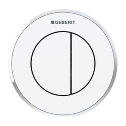 Geberit Typ 10 Fernbetätigung pneumatisch, 2-Mengen-Spülung, Unterputz-Drücker Weiß,... GEBERIT-116055KJ1 4025416334804 (Abb. 1)