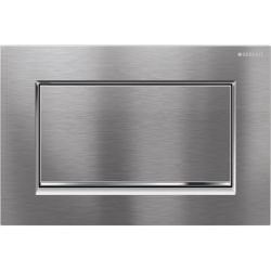 Geberit Sigma 10 (ex Sigma 30) Drückerplatte/Spül-Stopp-Spülung, Edelstahl gebürstet... GEBERIT-115893KX1 4025416516781 (Abb. 1)