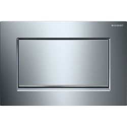 Geberit Sigma 10 (ex Sigma 30) Drückerplatte/Spül-Stopp-Spülung, Hochglanz verchromt... GEBERIT-115893KY1 4025416516798 (Abb. 1)