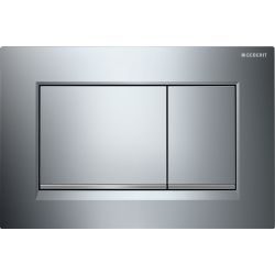 Geberit Sigma 20 (ex Sigma 30) Drückerplatte mit 2-Mengen-Spülung, Hochglanz verchro... GEBERIT-115883KH1 4025416516712 (Abb. 1)