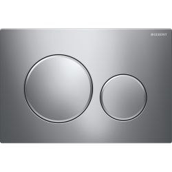 Geberit Sigma 20 Drückerplatte mit 2-Mengen-Spülung, Hochglanz verchromt, Mattverchr... GEBERIT-115882KH1 4025416544555 (Abb. 1)