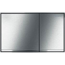 Geberit Sigma 60 Drückerplatte, 2-Mengen-Spülung, Square, flächenbündig verchromt/ge... GEBERIT-115640GH1 4025416546788 (Abb. 1)