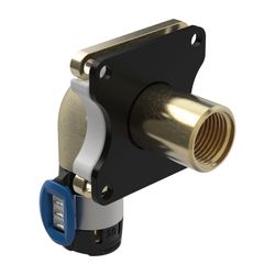 Geberit FlowFit Bogenwanddurchführung 90 Grad d 20mm, Rp 1/2″... GEBERIT-620804001 4025410705839 (Abb. 1)