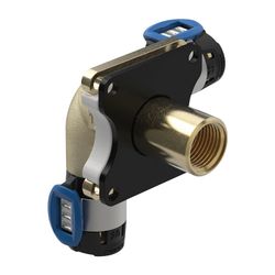 Geberit FlowFit Eckwanddurchführung 90 Grad d 20mm, Rp 1/2″... GEBERIT-620823001 4025410705891 (Abb. 1)