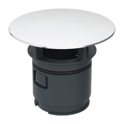 Geberit Ventilabdeckung für Ablaufventil mit freiem Auslauf, Hochglanz verchromt... GEBERIT-241993211 4025416736790 (Abb. 1)