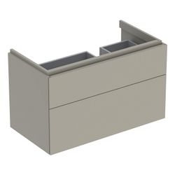 Geberit Xeno2 Unterschrank für Waschtisch mit Ablagefläche links, 2 Schubladen 88x53... GEBERIT-500516001 4025416424901 (Abb. 1)