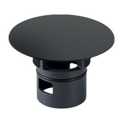 Geberit Ventilabdeckung für Ablaufventil mit freiem Auslauf, Mattschwarz... GEBERIT-241993141 4025410087560 (Abb. 1)