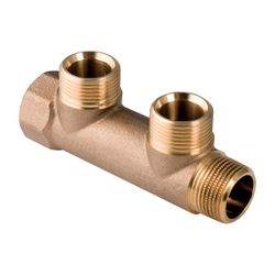 Geberit Verteiler mit Gewindeanschluss, Verteilerabgang für Eurokonus, R 3/4″, G 3/4... GEBERIT-602422001 4025416829775 (Abb. 1)