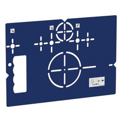 Geberit Bohrschablone für Wand-WC, Geberit AquaClean... GEBERIT-111747001 4025416307235 (Abb. 1)