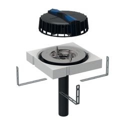 Geberit Pluvia Dachwassereinlauf Maximale Ablaufleistung 12l/s... GEBERIT-359107001 4025410162915 (Abb. 1)