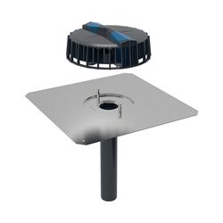 Geberit Pluvia Dachwassereinlauf mit Anschlussblech Maximale Ablaufleistung 12l/s... GEBERIT-359108001 4025410162922 (Abb. 1)