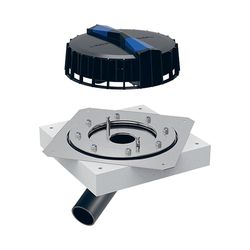 Geberit Pluvia Dachwassereinlauf mit Befestigungsflansch, für Dachabdichtungsfolien ... GEBERIT-359117001 4025410163011 (Abb. 1)