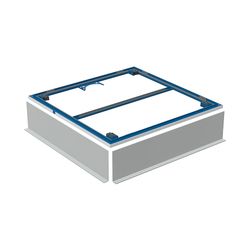 Geberit Installationsrahmen für Setaplano Duschfläche bis 100cm, für 4 Füße, Breite ... GEBERIT-154492001 4025410771032 (Abb. 1)