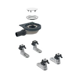 Geberit Duschwannenablauf mit 4 Füßen, für Setaplano Duschfläche, Sperrwasserhöhe 30... GEBERIT-154020001 4025416545903 (Abb. 1)