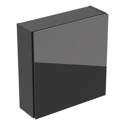 Geberit Hängeschrank quadratisch, mit einer Tür 45x46,7cm, Lava lackiert matt/Glas g... GEBERIT-502319JK2 4025410126832 (Abb. 1)