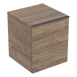 Geberit Acanto Seitenschrank 1 Schublade/Innenschublade H 52cm, Nussbaum hickory Mel... GEBERIT-503010JR1 4025410144485 (Abb. 1)