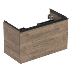 Geberit Acanto Unterschrank für Waschtisch 1 Schublade/Innenschublade WT 90cm, Nussb... GEBERIT-503005JR1 4025410141385 (Abb. 1)
