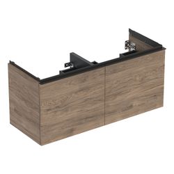 Geberit Acanto Unterschrank für Doppelwaschtisch 2 Schubladen/Innensch Nussbaum hick... GEBERIT-503007JR1 4025410143501 (Abb. 1)